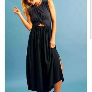 Anthropologie Mixed Media Midi dress